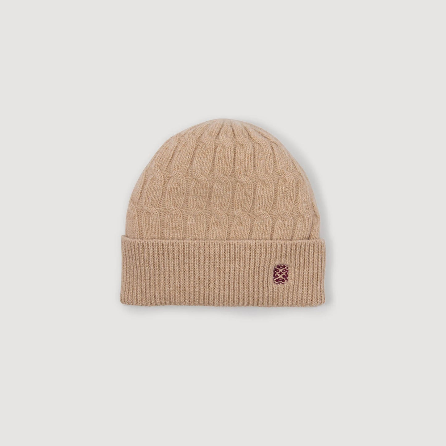 Oreaneau Wool And Cashmere Hat Beige