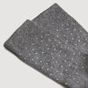 Strassia Rhinestone Socks Charcoal Grey