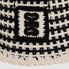 Boby Crochet-Knit Bucket Hat Ecru / Black