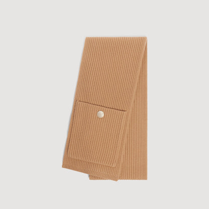 Tyla Wool And Cashmere Scarf Camel