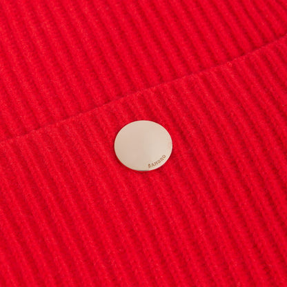 Tyla Wool And Cashmere Scarf Red