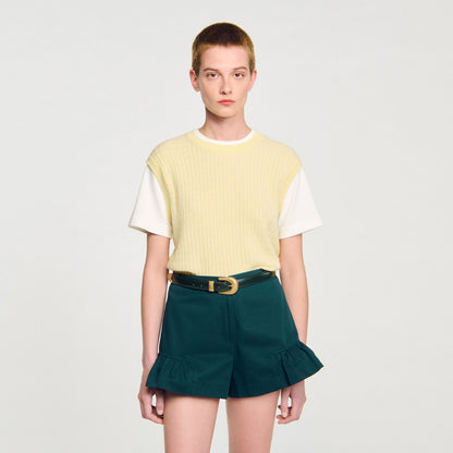 Eve Belt Leather Belt Bottle Green