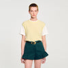 Eve Belt Leather Belt Bottle Green