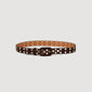 La Gisele Eyelet Belt Brown