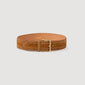 Calinda Wide Leather Belt Camel