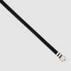 Ornella Belt Smooth Leather Belt Black