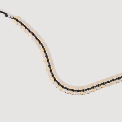 Coins Belt Jewellery Belt With Leather Tie SILVER