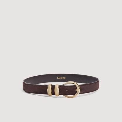 Ornella Belt  Leather Belt Brown