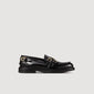Hill Buckle Loafers Black