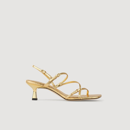 Sandals With Straps Gold