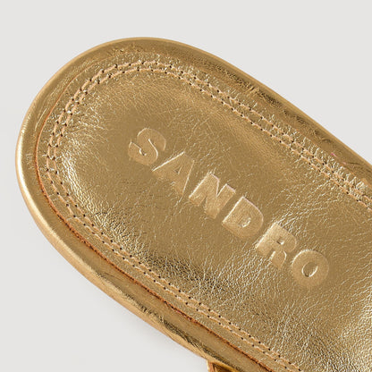 Sandals With Straps Gold