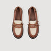 Hill Shiny Leather Loafers Brown
