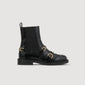 Saria Chelsea Leather Boots Black