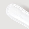 Heeled Leather Sandals White