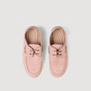 Sene Suede Boat Shoe Loafers PINK
