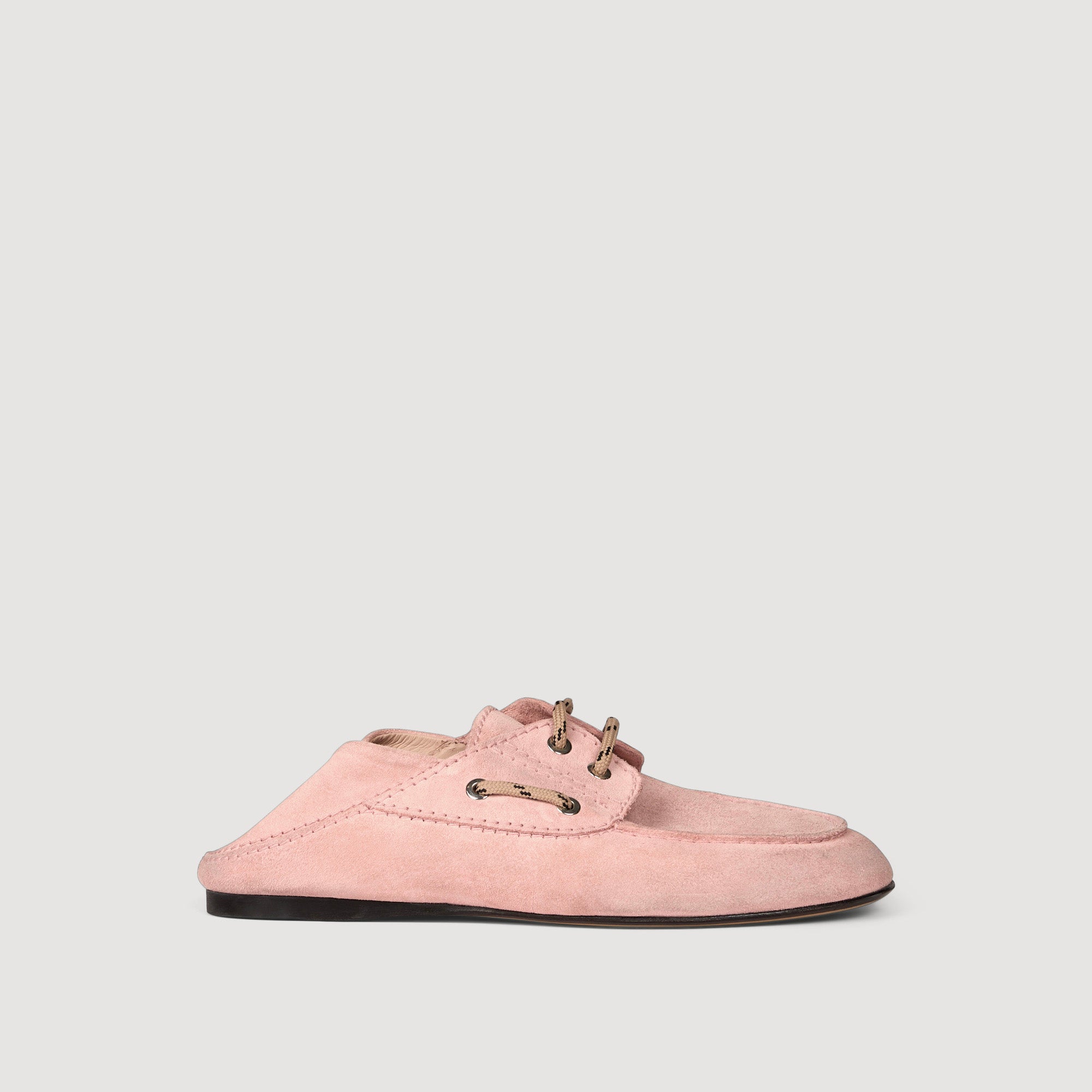 Sene Suede Boat Shoe Loafers PINK