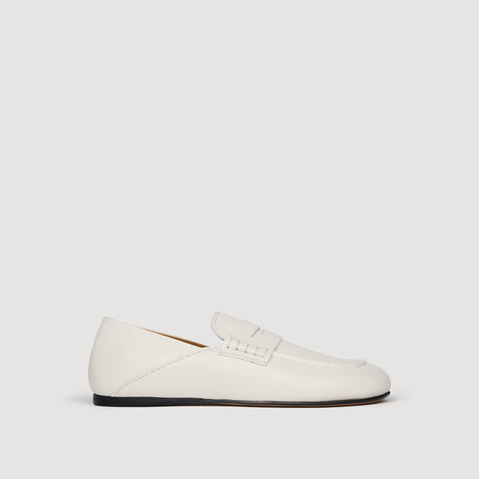 Sailor Leather Loafers White