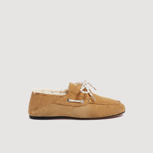 Sene  Leather Shoes Camel