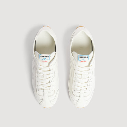 Lightwave Light Wave leather trainers Ecru