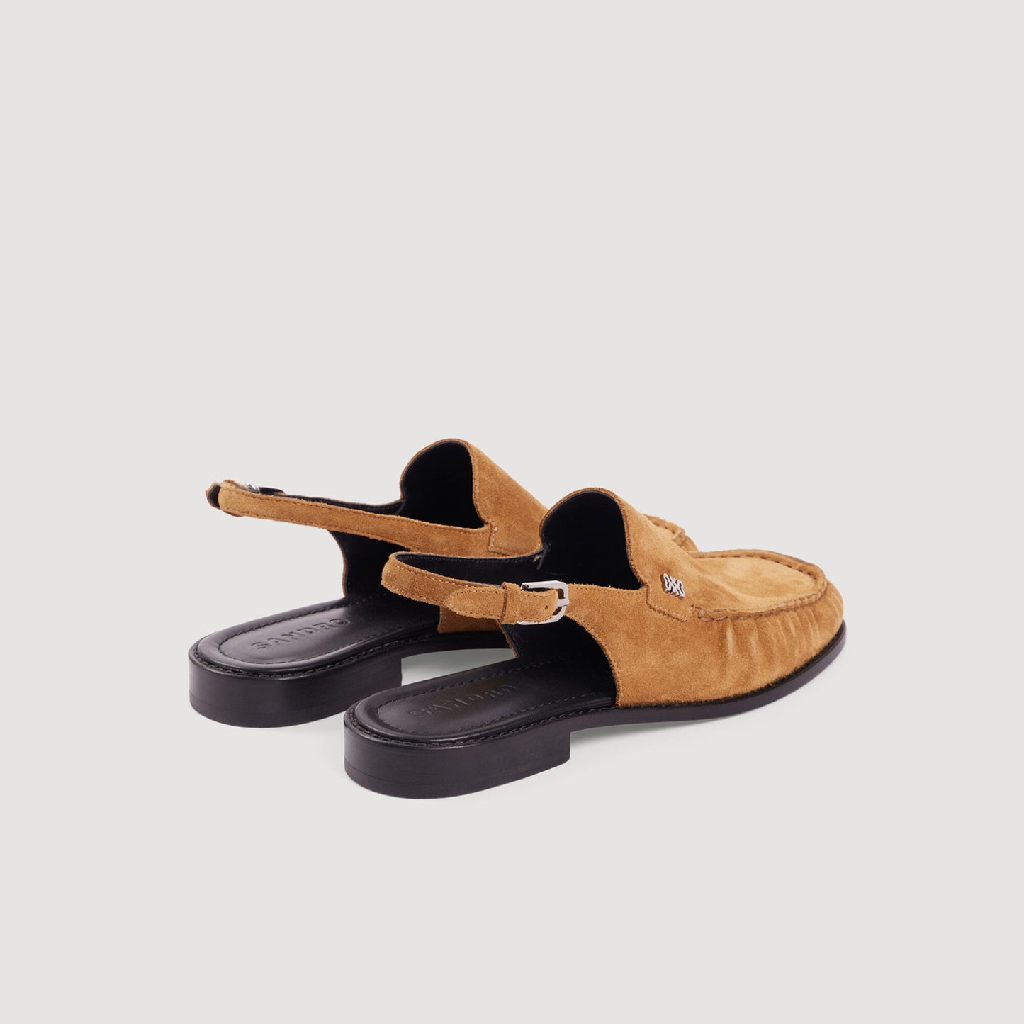 Preppy Suede Loafers Beige