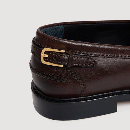 Hill Buckle loafers Brown