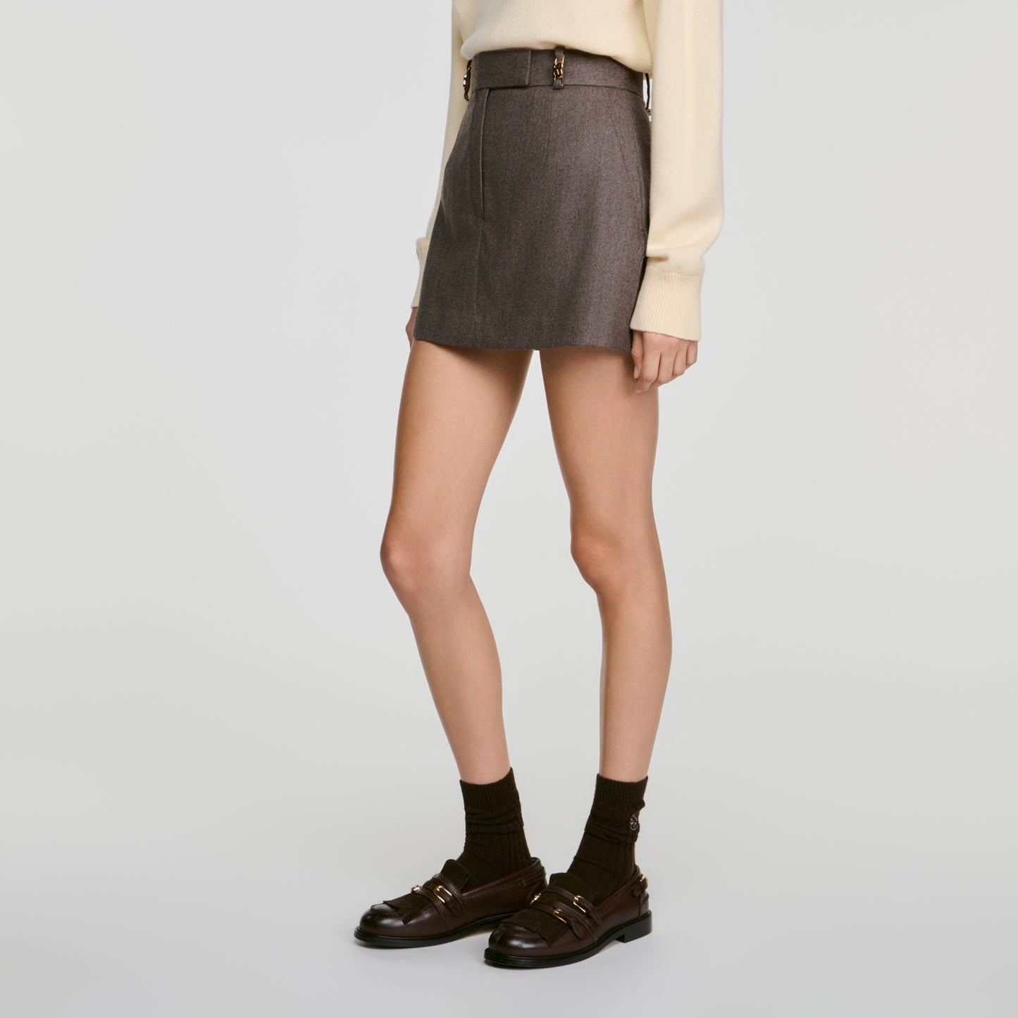 Hill Buckle loafers Brown