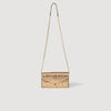 Gold Leather Clutch Bag Gold