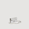 Yza Pocket Clutch Bag Silver