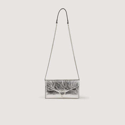 Yza Pocket Clutch Bag Silver