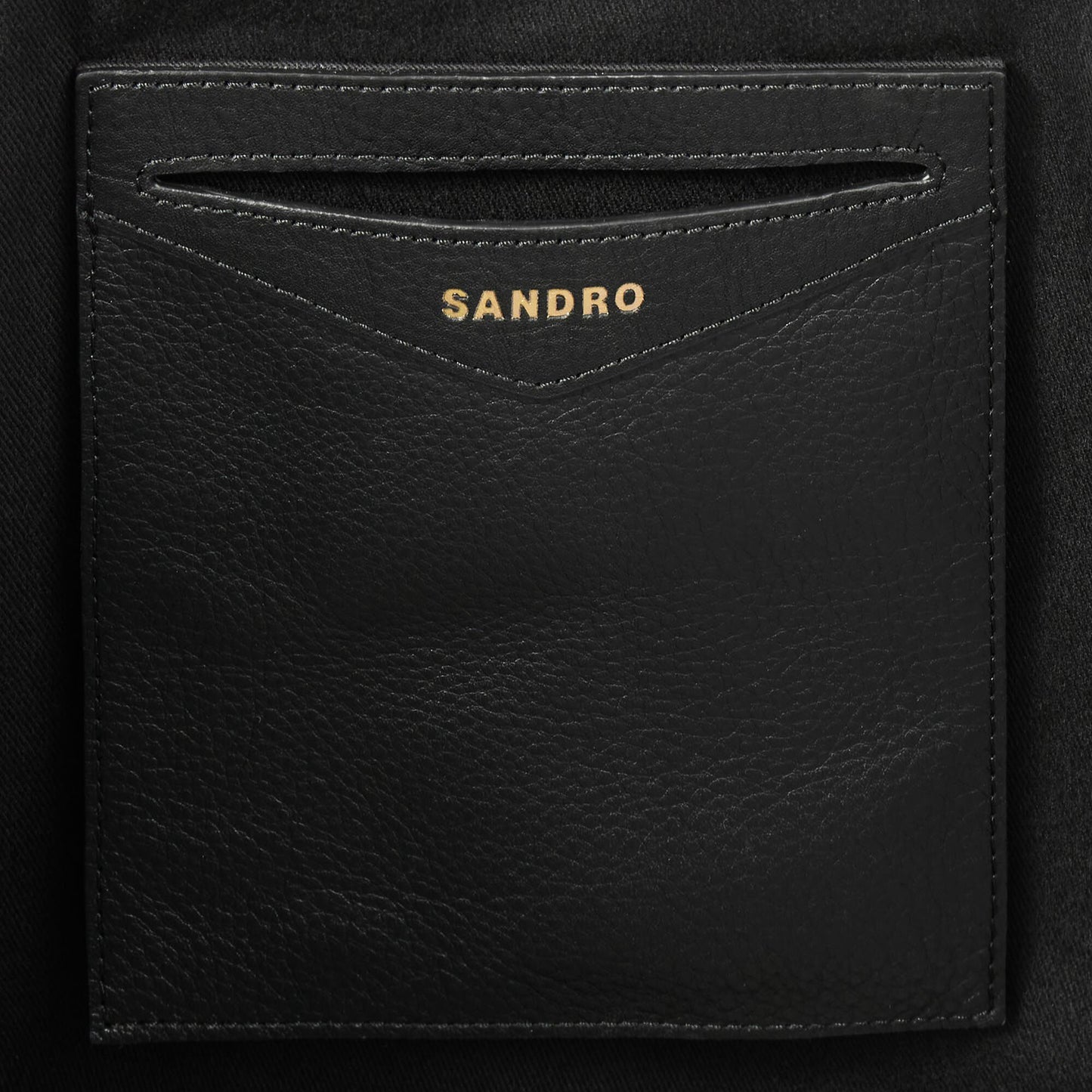 Soft Leather Shopping Bag Black