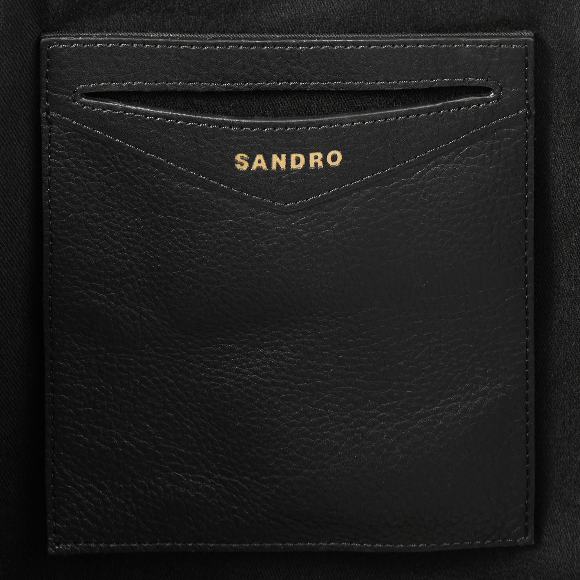 Soft Leather Shopping Bag Black