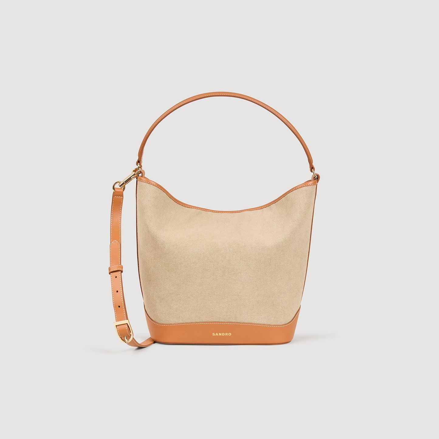 Tangoso Tangoso Canvas Bucket Bag Beige Beige