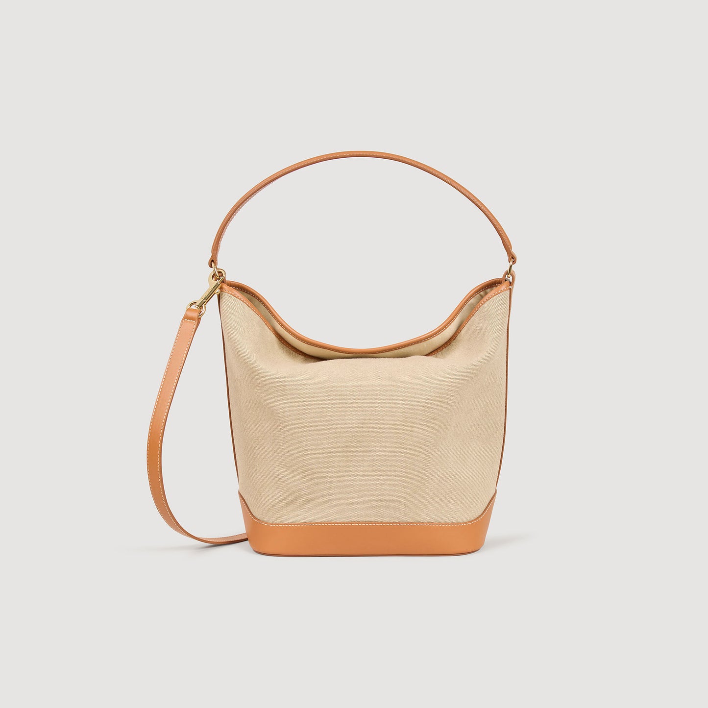 Tangoso Tangoso Canvas Bucket Bag Beige Beige