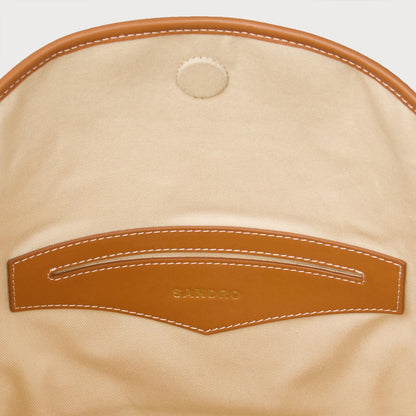 Tangoso Tangoso Canvas Bucket Bag Beige Beige