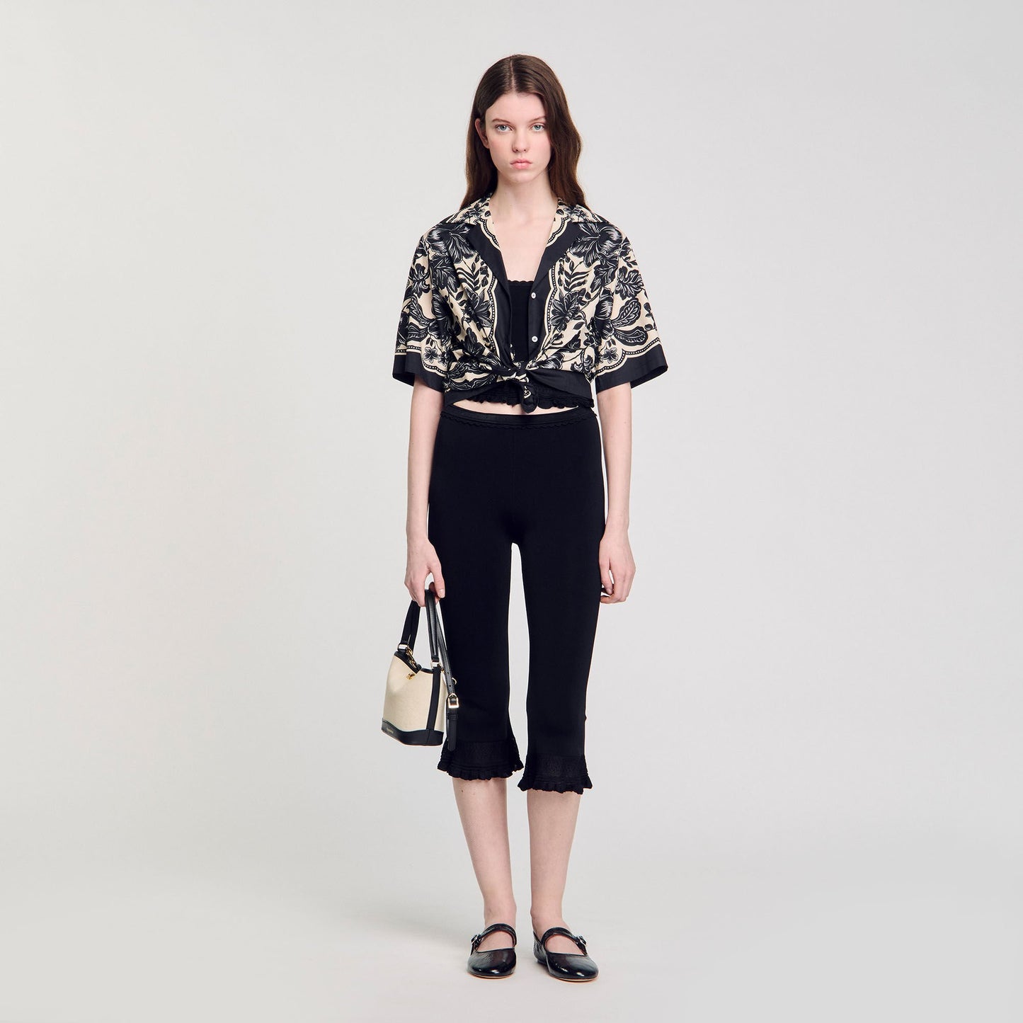 Small Tangoso Tangoso Small Bag Ecru / Black