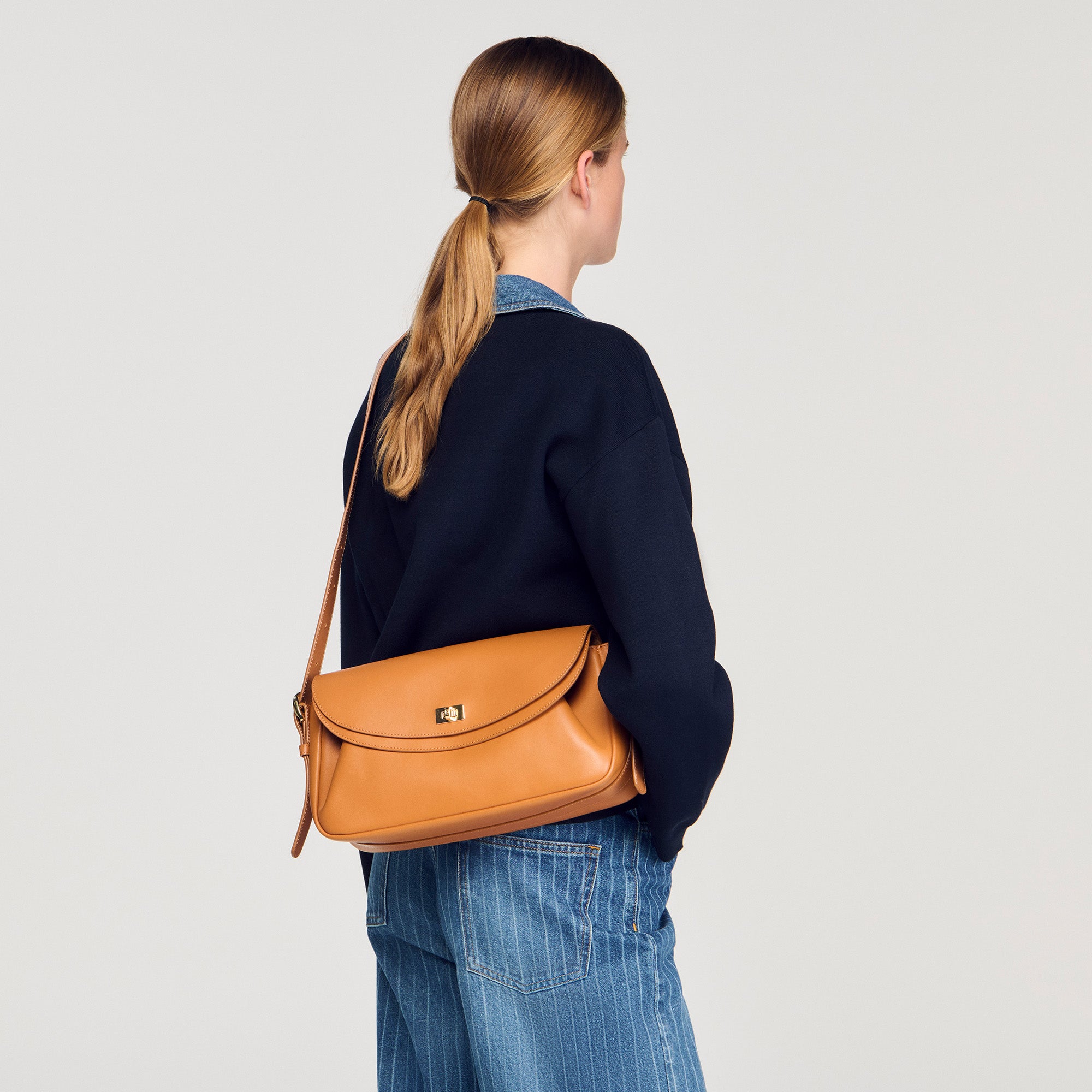 Le Mambo Le Mambo plain leather bag Camel