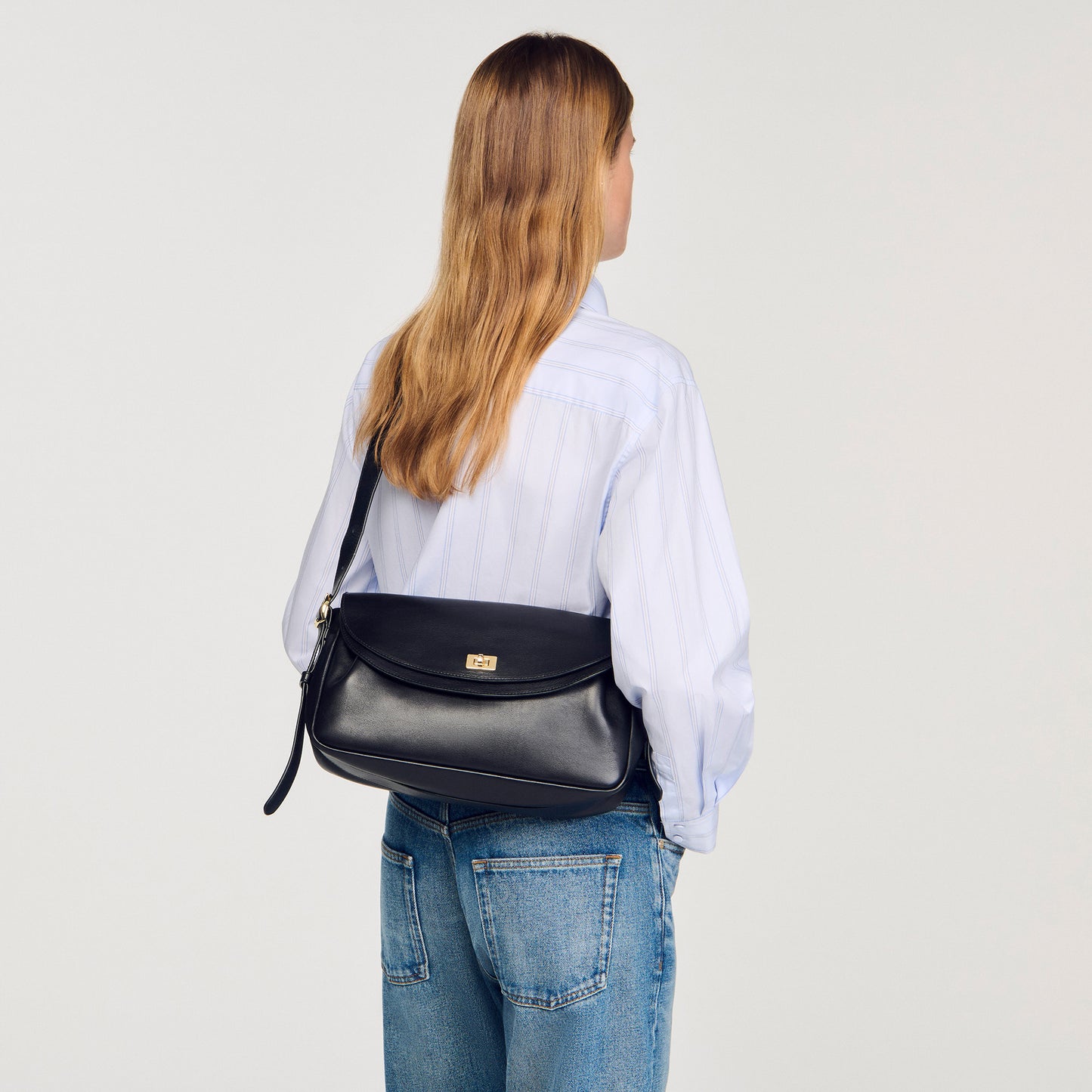 Le Mambo Le Mambo plain leather bag Black