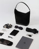 Tangoso Soft Suede Shopping Bag Black
