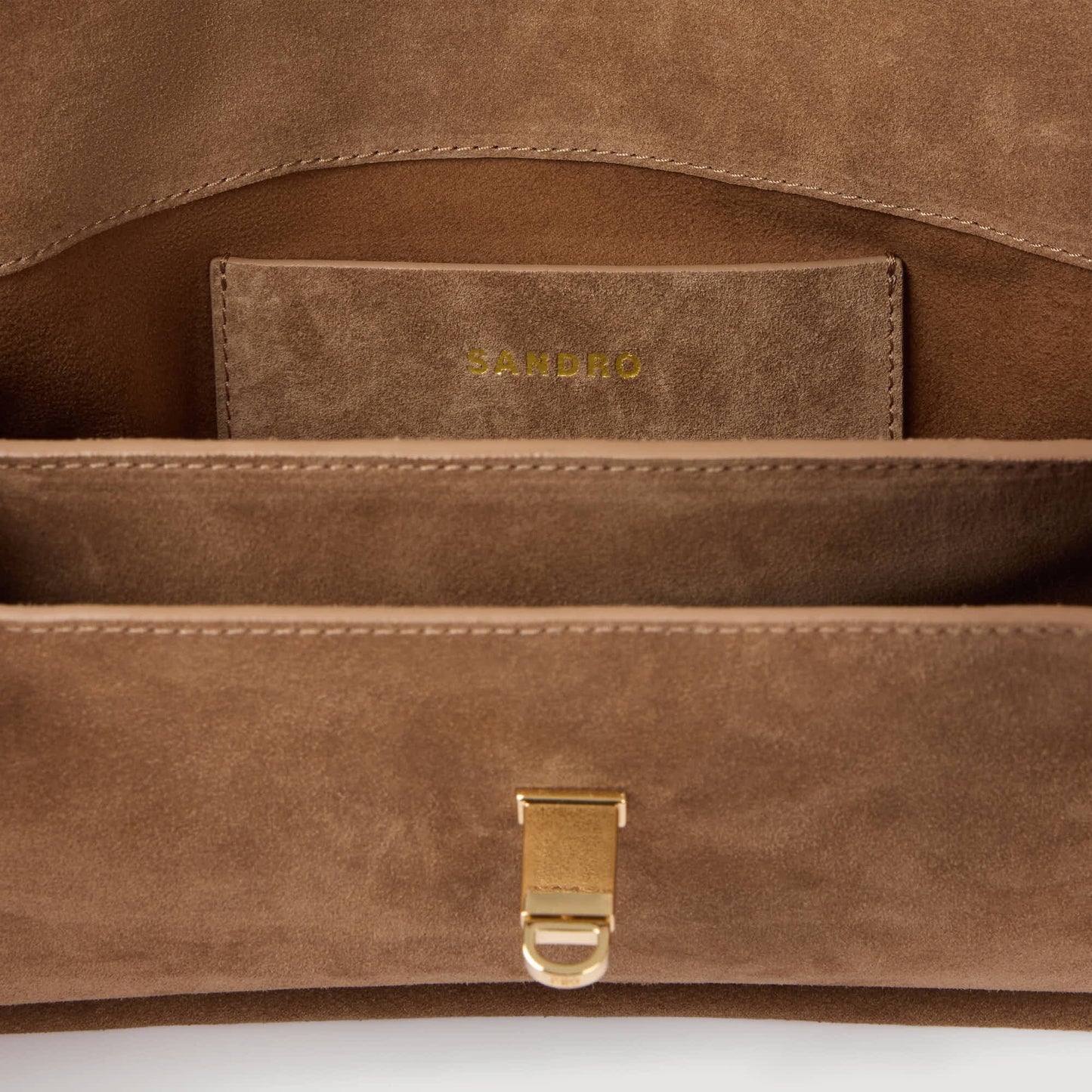 Le Mambo Leather And Suede Bag Beige