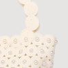 Lanea Beaded Crochet Bucket Bag CREAM
