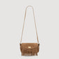 Le Mini Mambo Mini Mambo Suede Bag Taupe