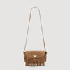 Le Mini Mambo Mini Mambo Suede Bag Taupe