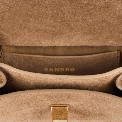 Le Mini Mambo Mini Mambo Suede Bag Taupe