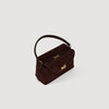 Le Mini Grand Bazaar  Structured Leather Bag Brown