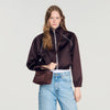 Le Mini Grand Bazaar  Structured Leather Bag Brown