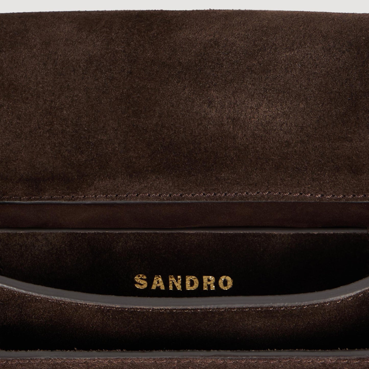 Le Mambo Janys Studded Suede Bag Black Brown