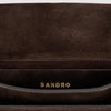 Le Mambo Janys Studded Suede Bag Black Brown