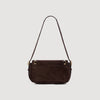 Le Mambo Janys Studded Suede Bag Black Brown