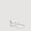 Le Mambo Pocket Mambo Leather Clutch SILVER