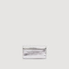 Le Mambo Pocket Mambo Leather Clutch SILVER